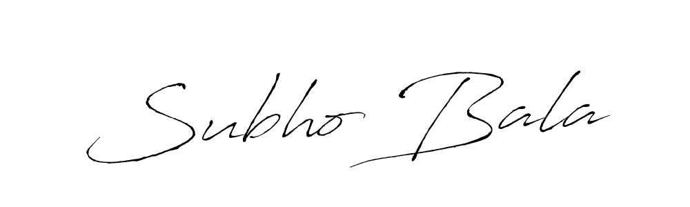 Once you've used our free online signature maker to create your best signature Antro_Vectra style, it's time to enjoy all of the benefits that Subho Bala name signing documents. Subho Bala signature style 6 images and pictures png