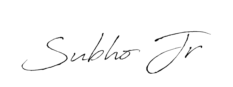 Make a beautiful signature design for name Subho Jr. Use this online signature maker to create a handwritten signature for free. Subho Jr signature style 6 images and pictures png