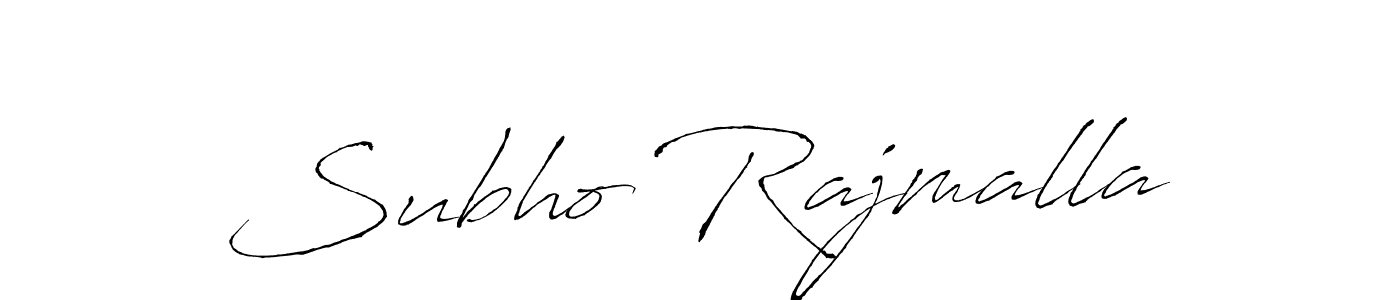 Use a signature maker to create a handwritten signature online. With this signature software, you can design (Antro_Vectra) your own signature for name Subho Rajmalla. Subho Rajmalla signature style 6 images and pictures png