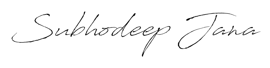 Antro_Vectra is a professional signature style that is perfect for those who want to add a touch of class to their signature. Get Subhodeep Jana name fancy signature for free. Subhodeep Jana signature style 6 images and pictures png
