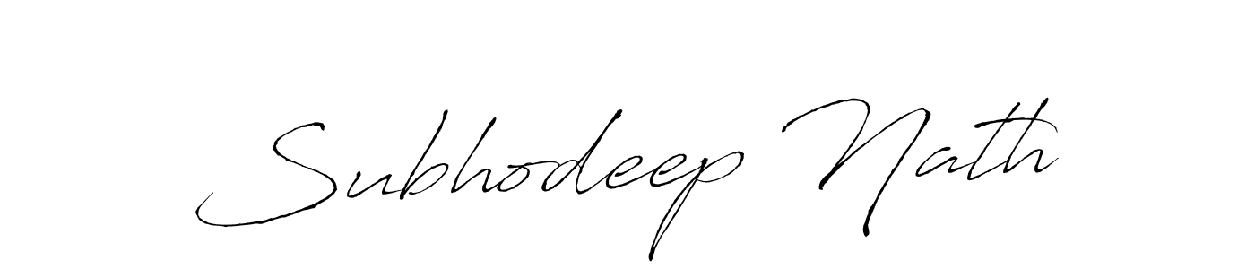 Use a signature maker to create a handwritten signature online. With this signature software, you can design (Antro_Vectra) your own signature for name Subhodeep Nath. Subhodeep Nath signature style 6 images and pictures png