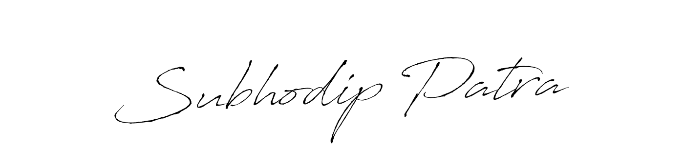 Use a signature maker to create a handwritten signature online. With this signature software, you can design (Antro_Vectra) your own signature for name Subhodip Patra. Subhodip Patra signature style 6 images and pictures png