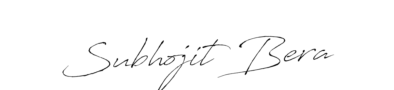 Create a beautiful signature design for name Subhojit Bera. With this signature (Antro_Vectra) fonts, you can make a handwritten signature for free. Subhojit Bera signature style 6 images and pictures png