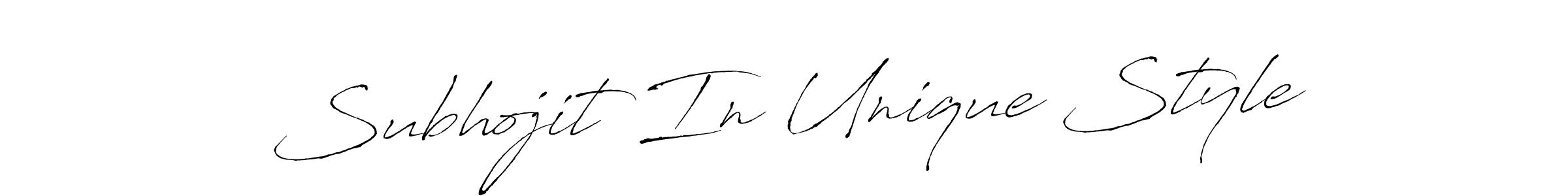 Make a beautiful signature design for name Subhojit In Unique Style. Use this online signature maker to create a handwritten signature for free. Subhojit In Unique Style signature style 6 images and pictures png