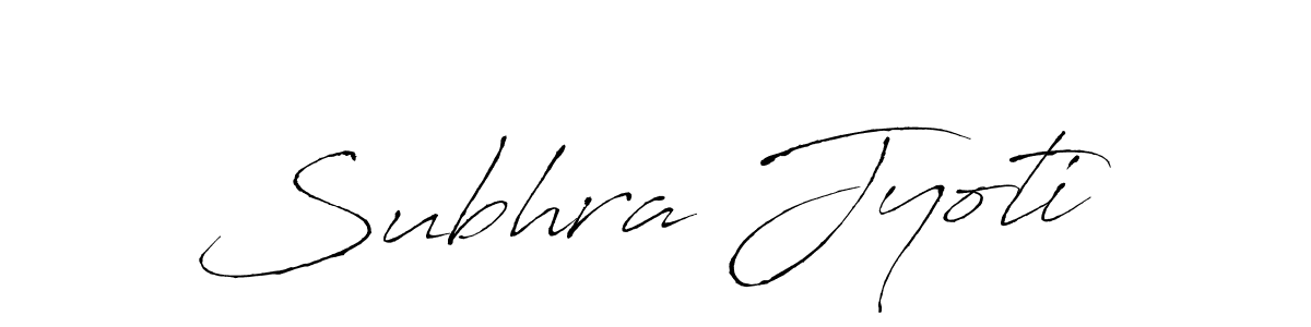 Use a signature maker to create a handwritten signature online. With this signature software, you can design (Antro_Vectra) your own signature for name Subhra Jyoti. Subhra Jyoti signature style 6 images and pictures png