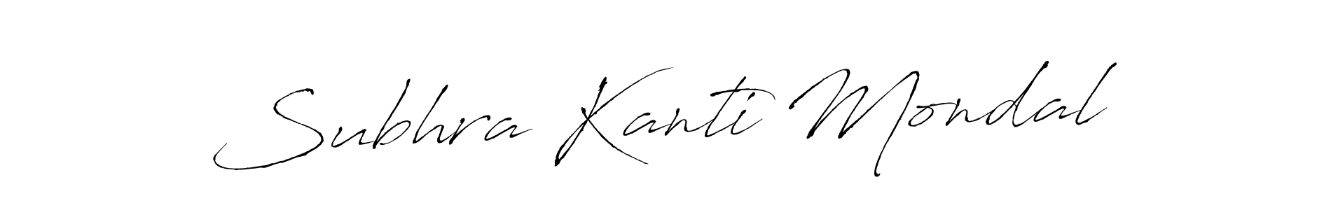 The best way (Antro_Vectra) to make a short signature is to pick only two or three words in your name. The name Subhra Kanti Mondal include a total of six letters. For converting this name. Subhra Kanti Mondal signature style 6 images and pictures png