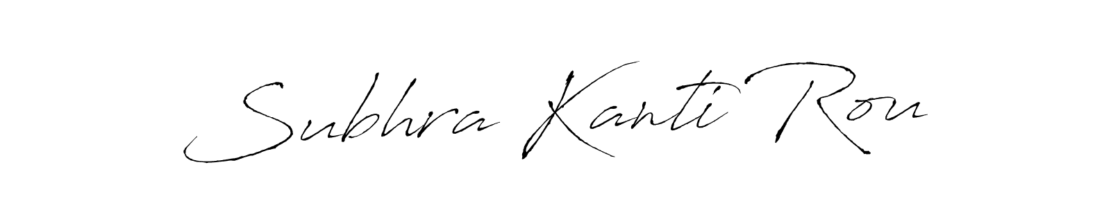 Make a beautiful signature design for name Subhra Kanti Rou. Use this online signature maker to create a handwritten signature for free. Subhra Kanti Rou signature style 6 images and pictures png