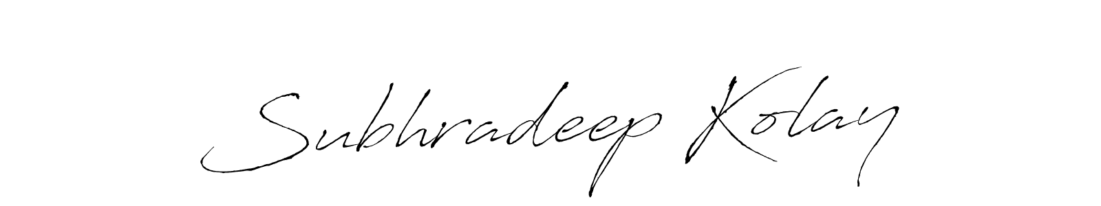 Once you've used our free online signature maker to create your best signature Antro_Vectra style, it's time to enjoy all of the benefits that Subhradeep Kolay name signing documents. Subhradeep Kolay signature style 6 images and pictures png