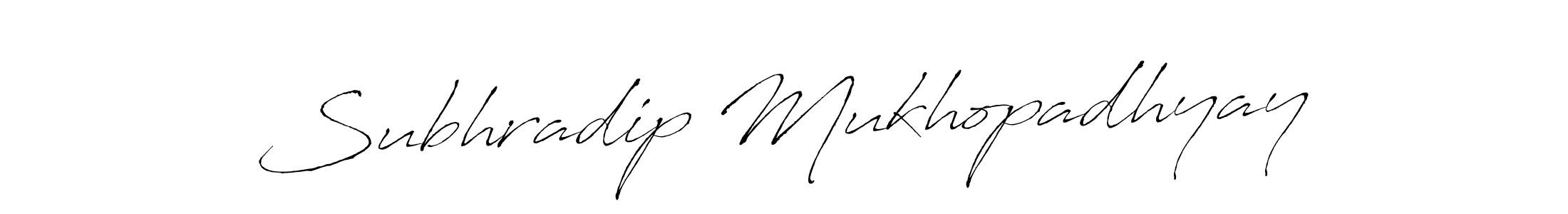 The best way (Antro_Vectra) to make a short signature is to pick only two or three words in your name. The name Subhradip Mukhopadhyay include a total of six letters. For converting this name. Subhradip Mukhopadhyay signature style 6 images and pictures png