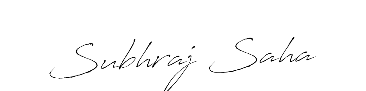 Subhraj Saha stylish signature style. Best Handwritten Sign (Antro_Vectra) for my name. Handwritten Signature Collection Ideas for my name Subhraj Saha. Subhraj Saha signature style 6 images and pictures png