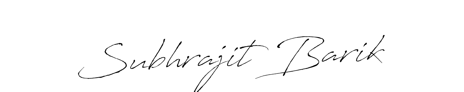 Subhrajit Barik stylish signature style. Best Handwritten Sign (Antro_Vectra) for my name. Handwritten Signature Collection Ideas for my name Subhrajit Barik. Subhrajit Barik signature style 6 images and pictures png