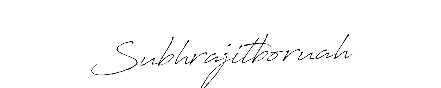 Use a signature maker to create a handwritten signature online. With this signature software, you can design (Antro_Vectra) your own signature for name Subhrajitboruah. Subhrajitboruah signature style 6 images and pictures png