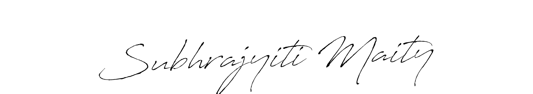 Subhrajyiti Maity stylish signature style. Best Handwritten Sign (Antro_Vectra) for my name. Handwritten Signature Collection Ideas for my name Subhrajyiti Maity. Subhrajyiti Maity signature style 6 images and pictures png