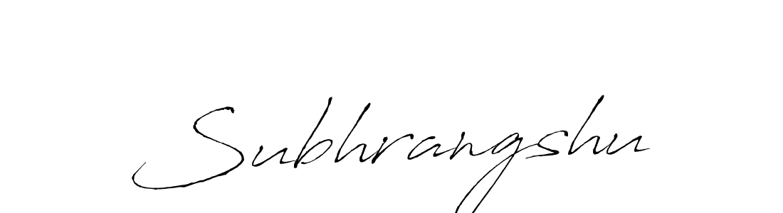 Also we have Subhrangshu name is the best signature style. Create professional handwritten signature collection using Antro_Vectra autograph style. Subhrangshu signature style 6 images and pictures png