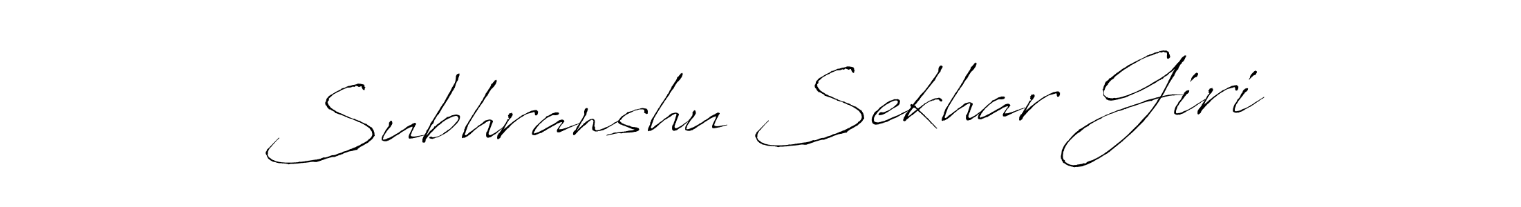 Make a beautiful signature design for name Subhranshu Sekhar Giri. With this signature (Antro_Vectra) style, you can create a handwritten signature for free. Subhranshu Sekhar Giri signature style 6 images and pictures png