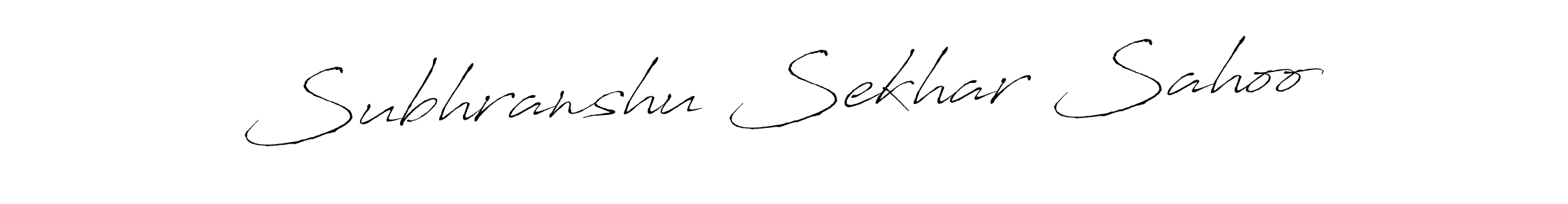 Make a beautiful signature design for name Subhranshu Sekhar Sahoo. With this signature (Antro_Vectra) style, you can create a handwritten signature for free. Subhranshu Sekhar Sahoo signature style 6 images and pictures png