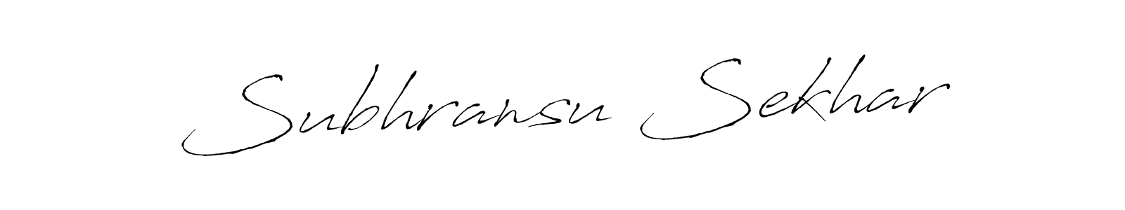 You should practise on your own different ways (Antro_Vectra) to write your name (Subhransu Sekhar) in signature. don't let someone else do it for you. Subhransu Sekhar signature style 6 images and pictures png