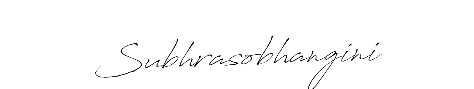 Once you've used our free online signature maker to create your best signature Antro_Vectra style, it's time to enjoy all of the benefits that Subhrasobhangini name signing documents. Subhrasobhangini signature style 6 images and pictures png