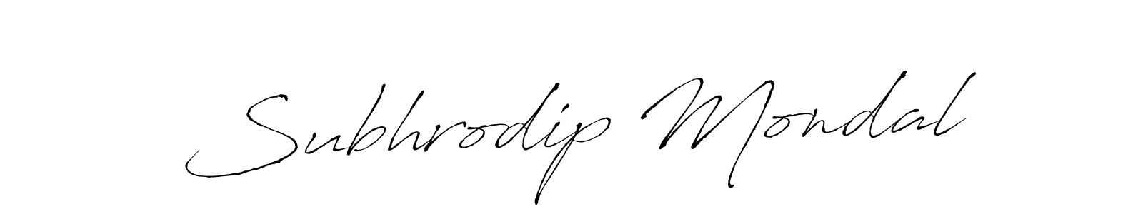 It looks lik you need a new signature style for name Subhrodip Mondal. Design unique handwritten (Antro_Vectra) signature with our free signature maker in just a few clicks. Subhrodip Mondal signature style 6 images and pictures png