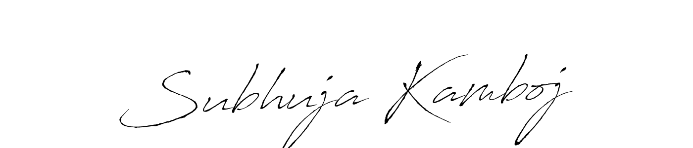 Make a beautiful signature design for name Subhuja Kamboj. Use this online signature maker to create a handwritten signature for free. Subhuja Kamboj signature style 6 images and pictures png