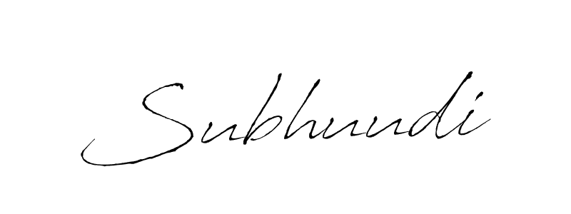 How to make Subhuudi name signature. Use Antro_Vectra style for creating short signs online. This is the latest handwritten sign. Subhuudi signature style 6 images and pictures png