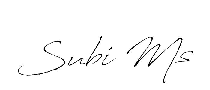 Similarly Antro_Vectra is the best handwritten signature design. Signature creator online .You can use it as an online autograph creator for name Subi Ms. Subi Ms signature style 6 images and pictures png