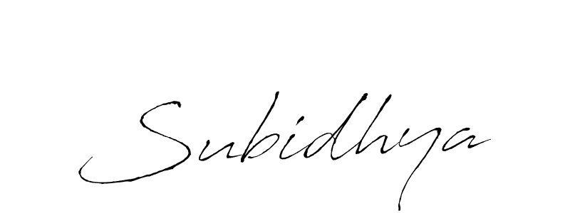 How to make Subidhya signature? Antro_Vectra is a professional autograph style. Create handwritten signature for Subidhya name. Subidhya signature style 6 images and pictures png