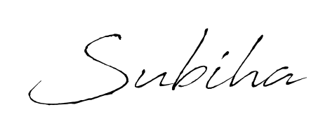 How to make Subiha signature? Antro_Vectra is a professional autograph style. Create handwritten signature for Subiha name. Subiha signature style 6 images and pictures png