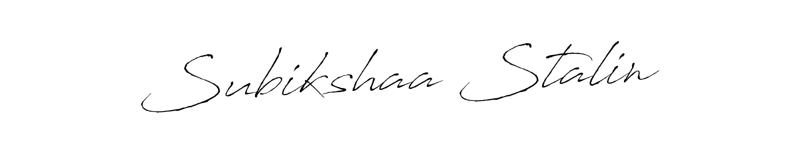 Also we have Subikshaa Stalin name is the best signature style. Create professional handwritten signature collection using Antro_Vectra autograph style. Subikshaa Stalin signature style 6 images and pictures png