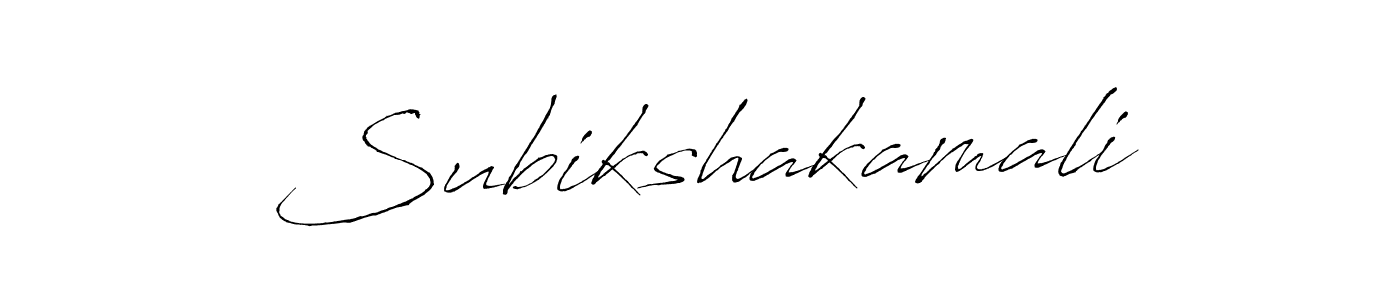 How to Draw Subikshakamali signature style? Antro_Vectra is a latest design signature styles for name Subikshakamali. Subikshakamali signature style 6 images and pictures png