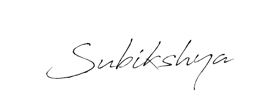 Create a beautiful signature design for name Subikshya. With this signature (Antro_Vectra) fonts, you can make a handwritten signature for free. Subikshya signature style 6 images and pictures png