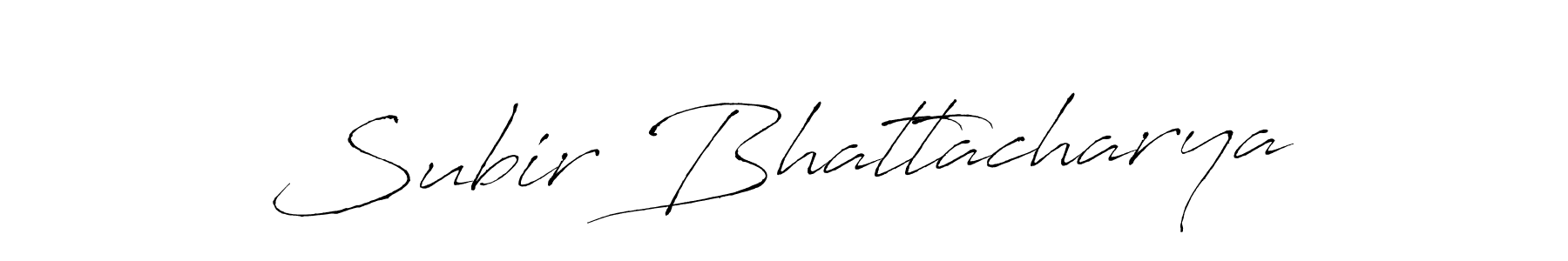 It looks lik you need a new signature style for name Subir Bhattacharya. Design unique handwritten (Antro_Vectra) signature with our free signature maker in just a few clicks. Subir Bhattacharya signature style 6 images and pictures png