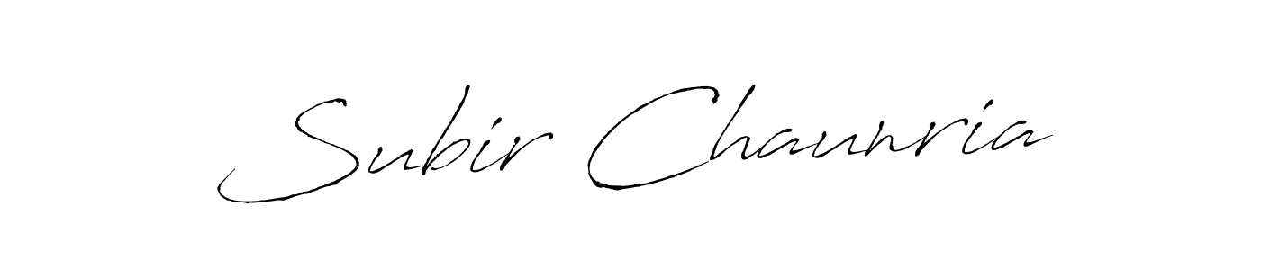 Also we have Subir Chaunria name is the best signature style. Create professional handwritten signature collection using Antro_Vectra autograph style. Subir Chaunria signature style 6 images and pictures png