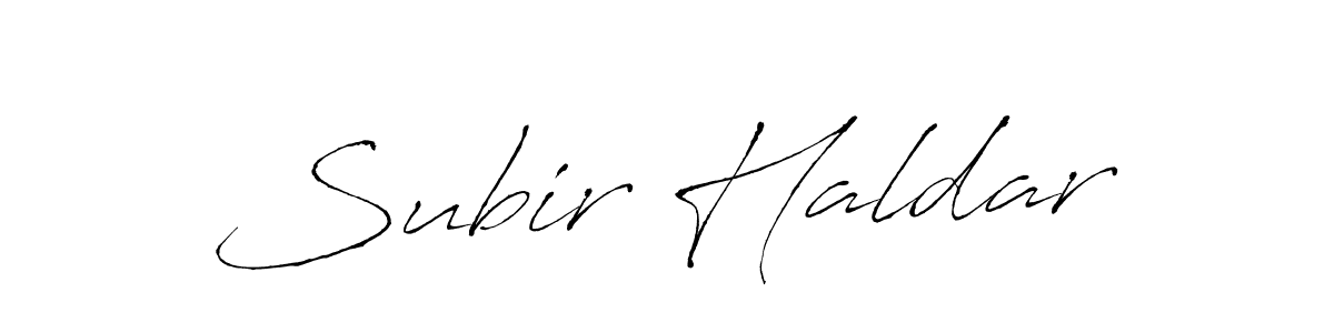 Use a signature maker to create a handwritten signature online. With this signature software, you can design (Antro_Vectra) your own signature for name Subir Haldar. Subir Haldar signature style 6 images and pictures png