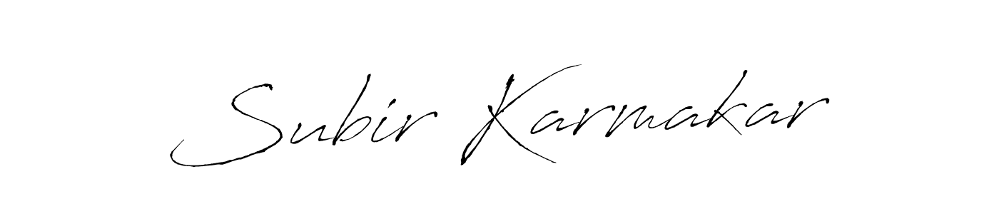 Also we have Subir Karmakar name is the best signature style. Create professional handwritten signature collection using Antro_Vectra autograph style. Subir Karmakar signature style 6 images and pictures png