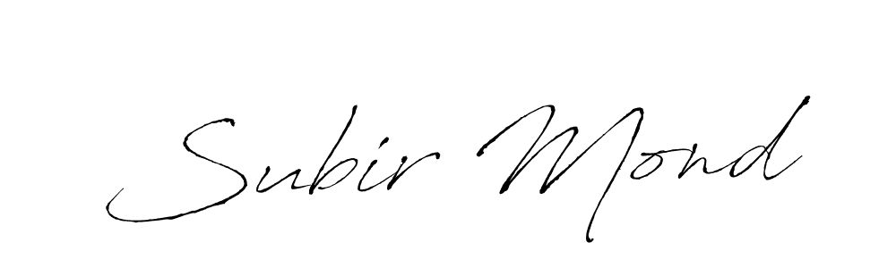 It looks lik you need a new signature style for name Subir Mond. Design unique handwritten (Antro_Vectra) signature with our free signature maker in just a few clicks. Subir Mond signature style 6 images and pictures png