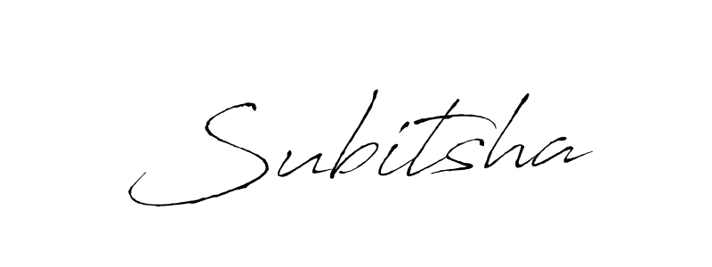 Also we have Subitsha name is the best signature style. Create professional handwritten signature collection using Antro_Vectra autograph style. Subitsha signature style 6 images and pictures png