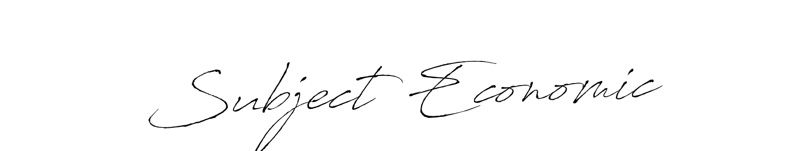 How to Draw Subject Economic signature style? Antro_Vectra is a latest design signature styles for name Subject Economic. Subject Economic signature style 6 images and pictures png