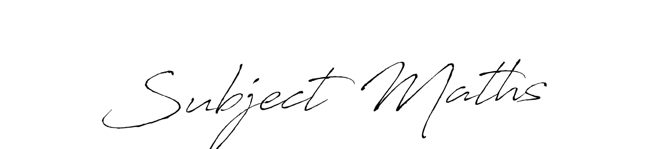 The best way (Antro_Vectra) to make a short signature is to pick only two or three words in your name. The name Subject Maths include a total of six letters. For converting this name. Subject Maths signature style 6 images and pictures png