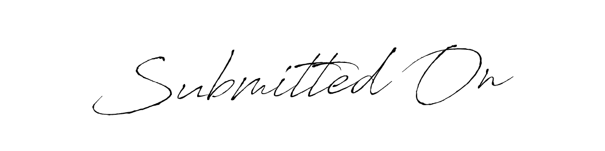 Make a beautiful signature design for name Submitted On. Use this online signature maker to create a handwritten signature for free. Submitted On signature style 6 images and pictures png