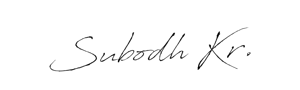 Once you've used our free online signature maker to create your best signature Antro_Vectra style, it's time to enjoy all of the benefits that Subodh Kr. name signing documents. Subodh Kr. signature style 6 images and pictures png