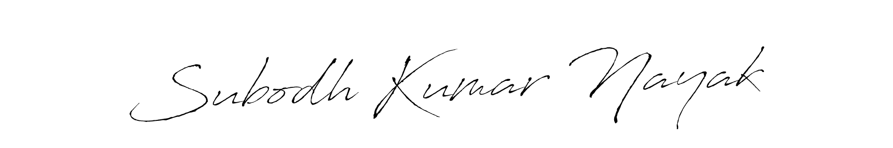 Create a beautiful signature design for name Subodh Kumar Nayak. With this signature (Antro_Vectra) fonts, you can make a handwritten signature for free. Subodh Kumar Nayak signature style 6 images and pictures png