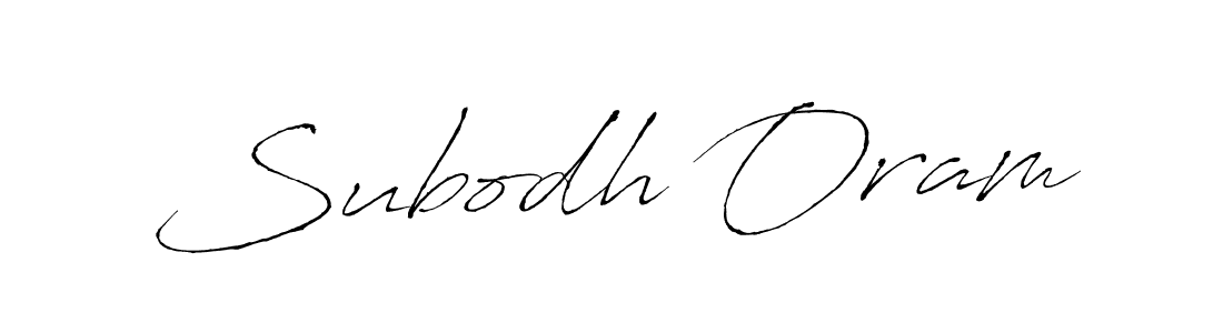Subodh Oram stylish signature style. Best Handwritten Sign (Antro_Vectra) for my name. Handwritten Signature Collection Ideas for my name Subodh Oram. Subodh Oram signature style 6 images and pictures png