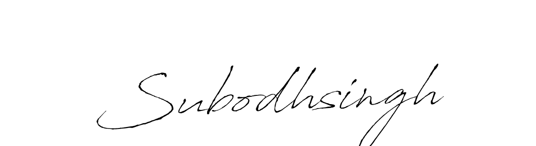 Subodhsingh stylish signature style. Best Handwritten Sign (Antro_Vectra) for my name. Handwritten Signature Collection Ideas for my name Subodhsingh. Subodhsingh signature style 6 images and pictures png