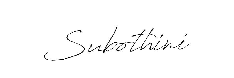 How to make Subothini signature? Antro_Vectra is a professional autograph style. Create handwritten signature for Subothini name. Subothini signature style 6 images and pictures png