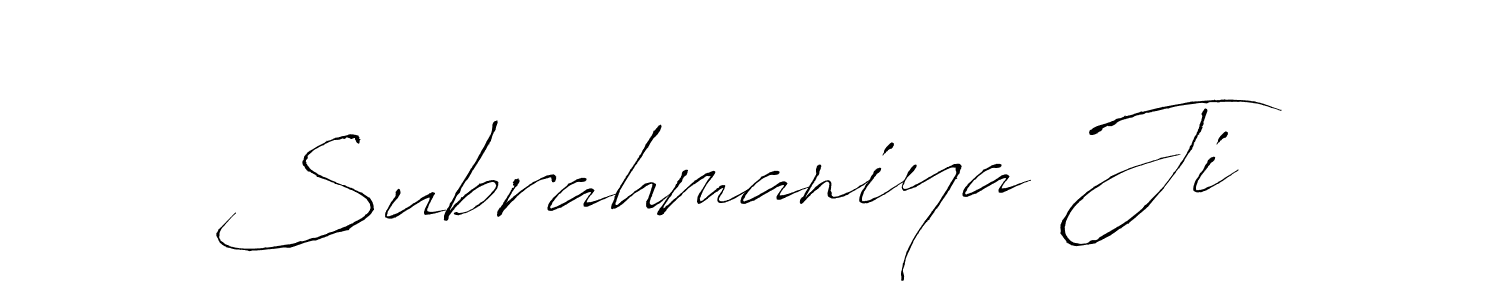 Subrahmaniya Ji stylish signature style. Best Handwritten Sign (Antro_Vectra) for my name. Handwritten Signature Collection Ideas for my name Subrahmaniya Ji. Subrahmaniya Ji signature style 6 images and pictures png