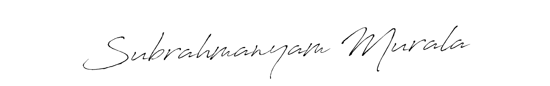 Also we have Subrahmanyam Murala name is the best signature style. Create professional handwritten signature collection using Antro_Vectra autograph style. Subrahmanyam Murala signature style 6 images and pictures png