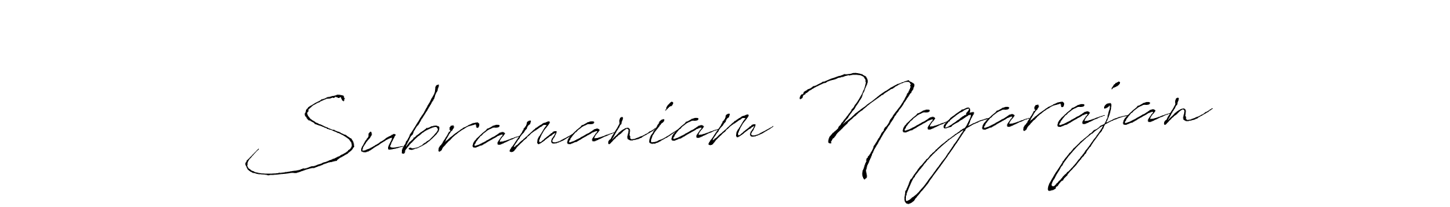 Use a signature maker to create a handwritten signature online. With this signature software, you can design (Antro_Vectra) your own signature for name Subramaniam Nagarajan. Subramaniam Nagarajan signature style 6 images and pictures png
