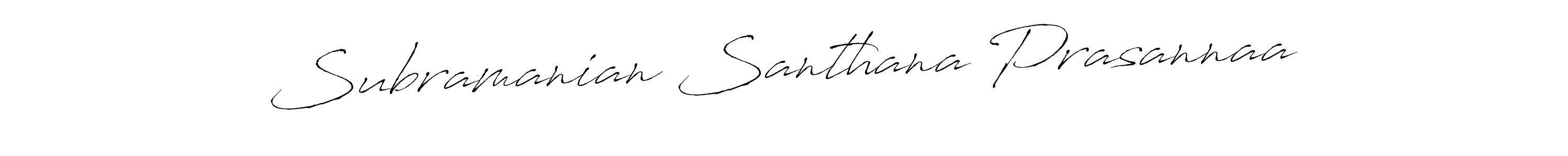 Also we have Subramanian Santhana Prasannaa name is the best signature style. Create professional handwritten signature collection using Antro_Vectra autograph style. Subramanian Santhana Prasannaa signature style 6 images and pictures png