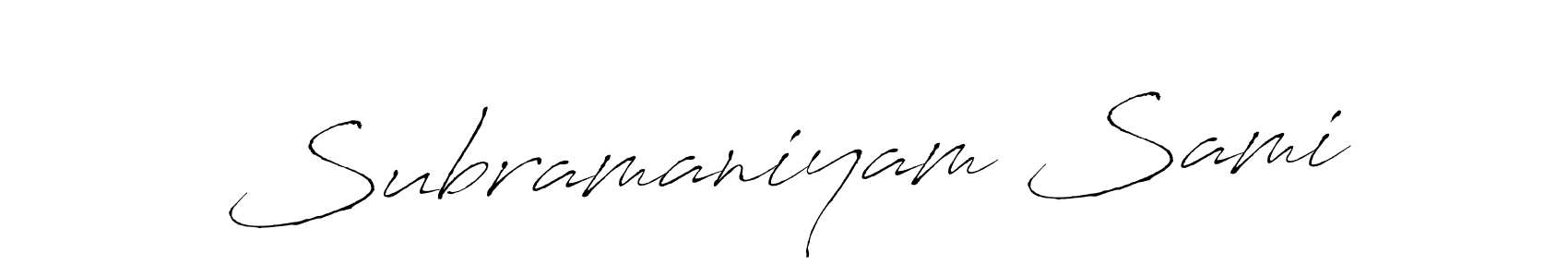 How to make Subramaniyam Sami signature? Antro_Vectra is a professional autograph style. Create handwritten signature for Subramaniyam Sami name. Subramaniyam Sami signature style 6 images and pictures png